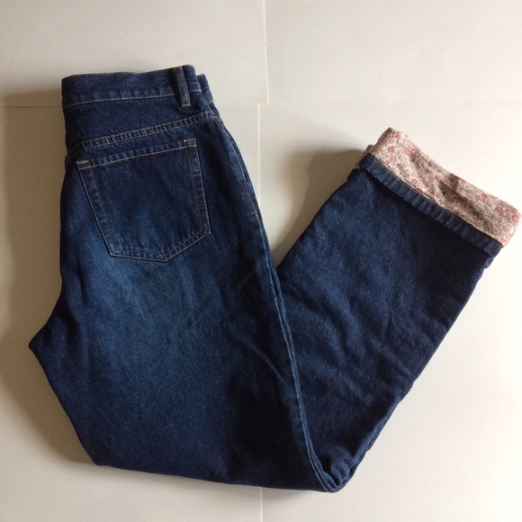 eddie bauer flannel lined jeans